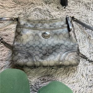 🌟Coach Black Leather Crossbody